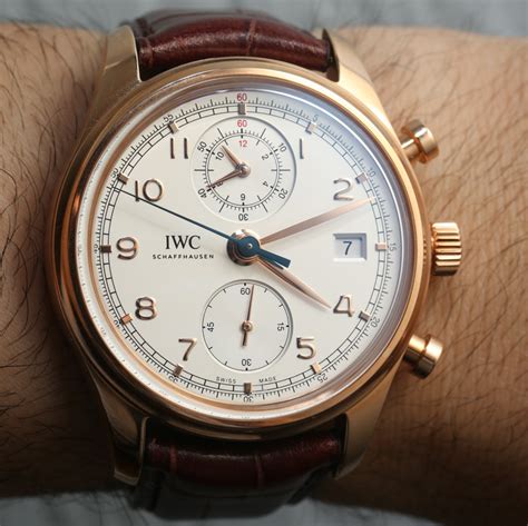 iwc portugese chronograph|iwc portuguese chronograph review.